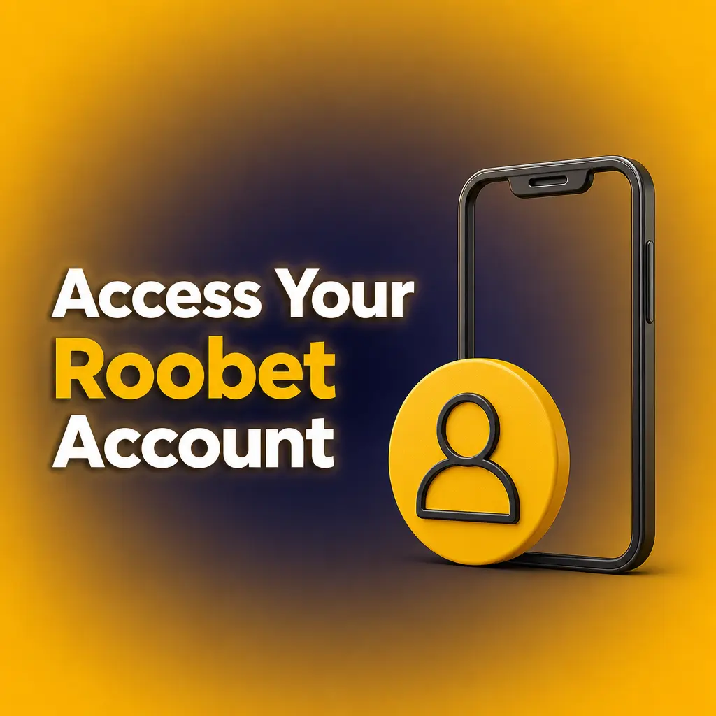 Roobet login page showing email, password fields and log in button to access account balance and bonuses